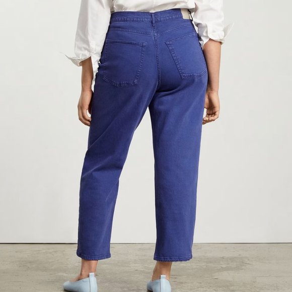 Everlane The Curvy Way-High Jean Archroma Deep Lapis Sz 32 NWT - Picture 2 of 15